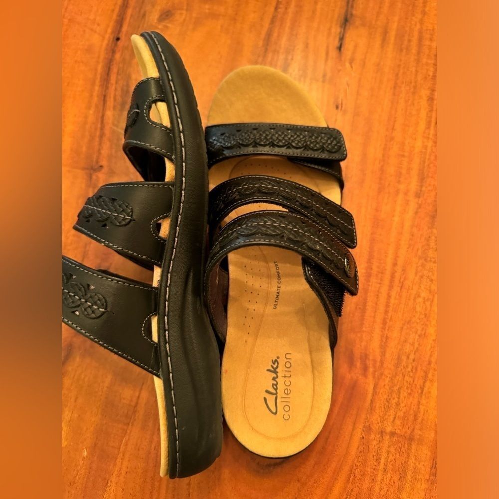 Clarks Lauriann Cove Black sz 8 - Picture 8 of 8